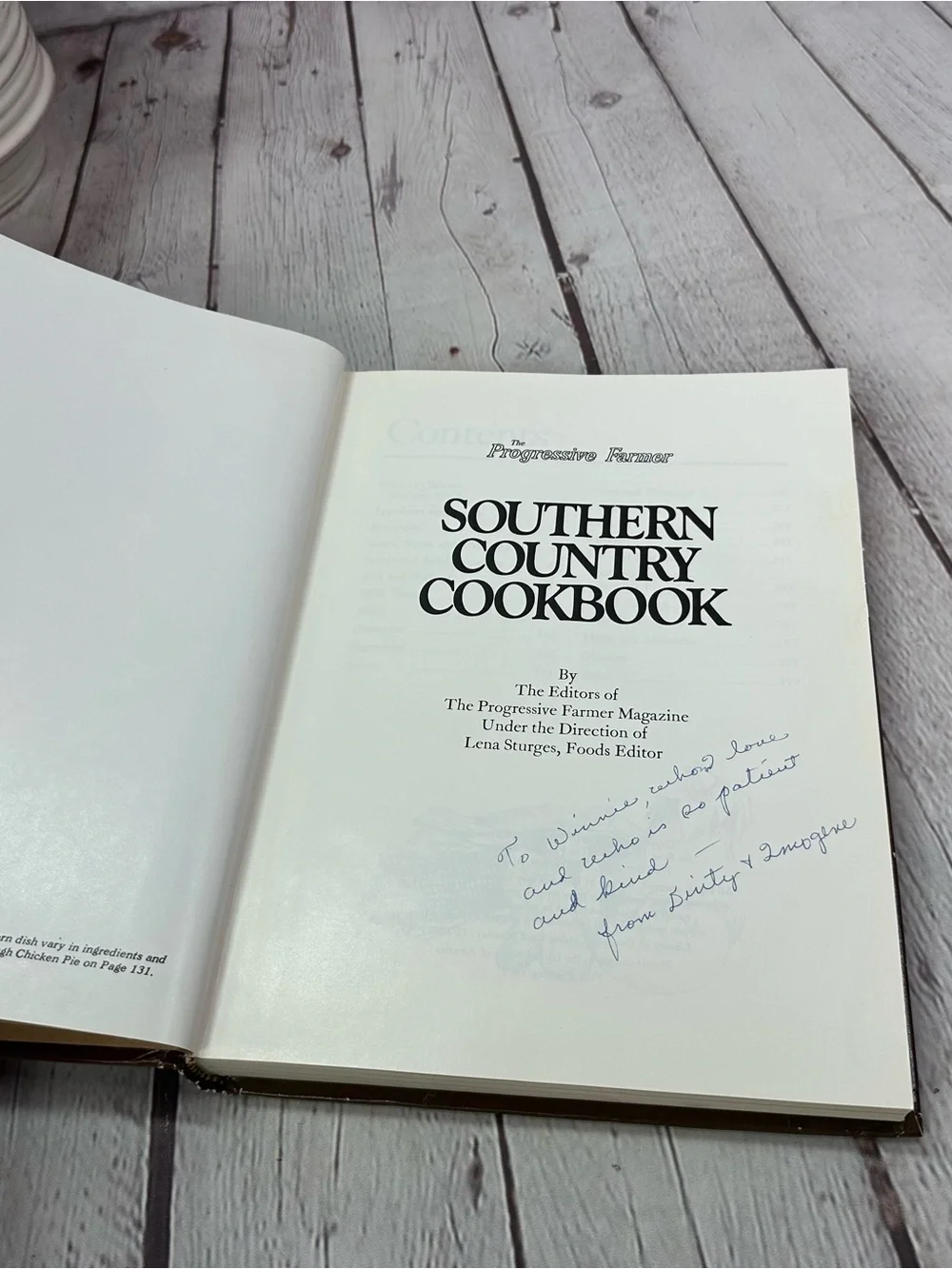 vtg 1972 Southern Country Cookbook hardcover 1st Ed. progressive farmer retro